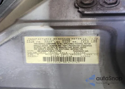 2011 Nissan Sentra 2.0 from USA, damaged, VIN 3N1AB6AP3BL671765